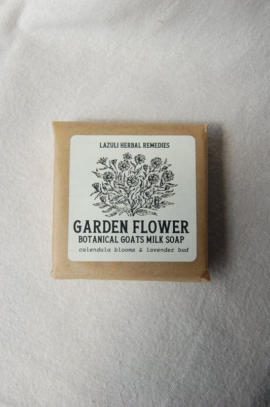 Garden Flower Goats Milk Soap | Calendula & Lavender