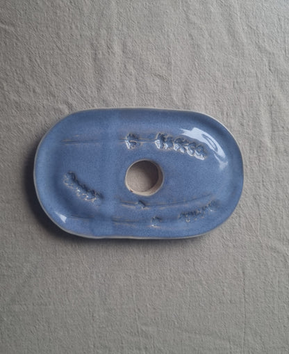 Handmade Ceramic Botanical Soap Dish