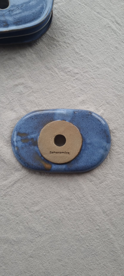 Handmade Ceramic Botanical Soap Dish